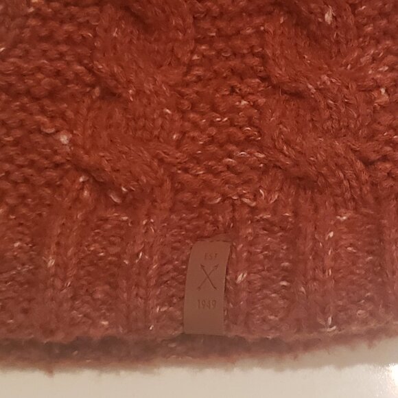 TCM  Burnt Orange Beanie with Soft Fleece Lining - Picture 8 of 8
